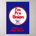 Pro Union POSTER Print