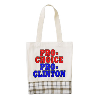 Proabortista, favorable-Clinton Bolsa Tote Zazzle HEART