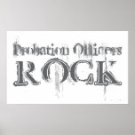 Probation Officers Rock Print