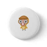 Probiscus Monkey - My Conservation Park Pinback Buttons