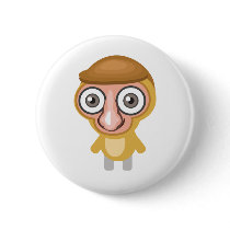 Probiscus Monkey - My Conservation Park Pin