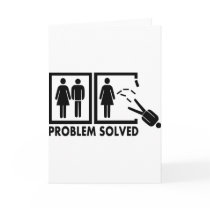 Problem solved - Man Greeting Cards
