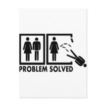 Problem solved - Man postcards by Thinkdifferent Problem solved - Man postcards