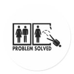 Problem solved - Man stickers