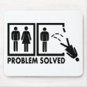 Problem solved - Woman mousepads by Thinkdifferent Problem solved - Woman mousepads