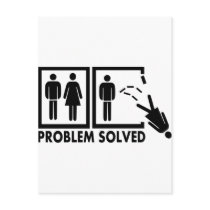 Problem solved - Woman postcards by Thinkdifferent Problem solved - Woman postcards