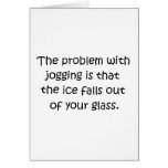 Problem With Jogging Greeting Cards