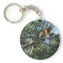 Proboscis Monkey in Borneo Key Chain