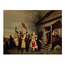 Procesión de Pascua, 1861 Tarjetas Postales