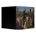 Procession of Crusaders around Jerusalem 3 Ring Binders