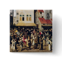 Procession of the Holy League in 1590 Buttons