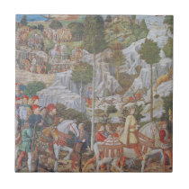 Procession of the Magi By Gozzoli circa 1459 Tile