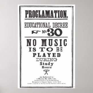 Proclamation 30 print