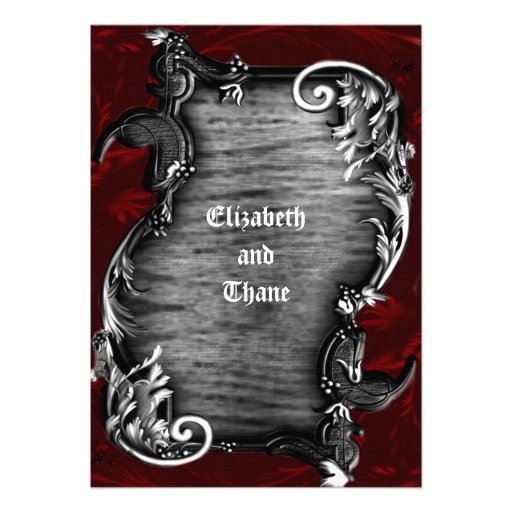 Proclamation Gothic Vampire Invitation