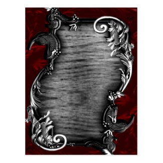 Proclimation Gothic Vampire Announcement Post Cards