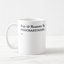 Procrastinate - Mug