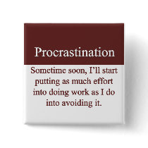 Procrastination Pins