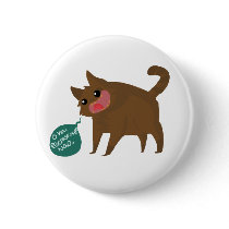 procrastination cat tee 1 buttons by pandademonrawr procrastination cat tee 1 buttons