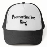 Procrastination King hats