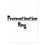 Procrastination King Postcard