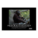 procrastination poster posters by stoneart procrastination poster posters
