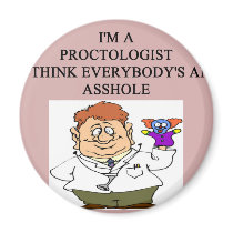 proctologist doctor physician joke magnets