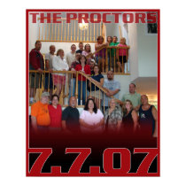 Proctor Family Reunion Poster posters