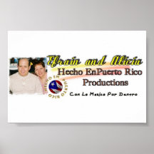 Producciones del en Puerto Rico de Efrain y de Ali Posters