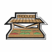 Produce Stand embroidered shirts by ZazzleEmbroidery Produce Stand embroidered shirts