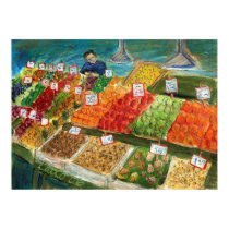 Produce Vendor Poster posters by donnabellas Produce Vendor Poster posters