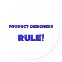 Product Designers Rule! stickers
