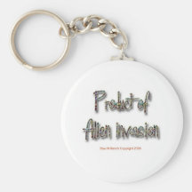 Product of Alien Invasion Key Chain
