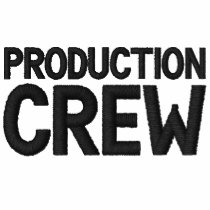 Production, CREW embroidered shirts by bestshotz Production, CREW embroidered shirts