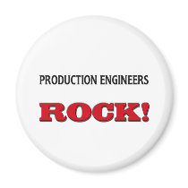 Production Engineers Rock Refrigerator Magnet