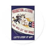 Production Is The Thing That Will Get That Swing Stickers