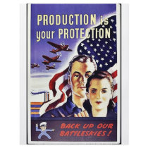 Production Is Your Protection flyers