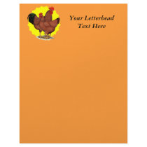 Production Red Sunburst Personalized Letterhead