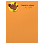 Production Red Sunburst Personalized Letterhead