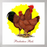 Production Red Sunburst posters