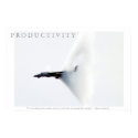 PRODUCTIVITY Motivational Airplane Andretti Poster posters