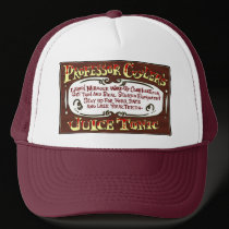Prof. Cuyler's Juice Tonic - Trucker Hat by thesquidshop Prof. Cuyler's Juice Tonic - Trucker Hat