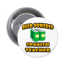 Profesor español Cerveza-Accionado Pin