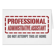 Professional Administrative Assistant Greeting Card