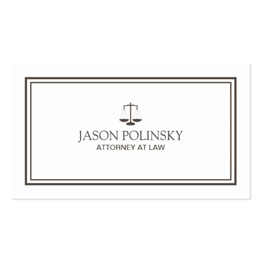 Professional and Modern Attorney Business Card Templates