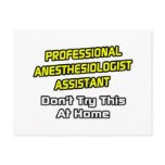 Professional Anesthesiologist Assistant .. Joke Postcards