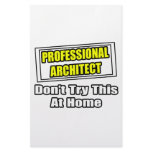 Professional Architect...Don't Try This At Home Custom Stationery