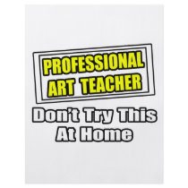 Professional Art Teacher...Don't Try This At Home flyers