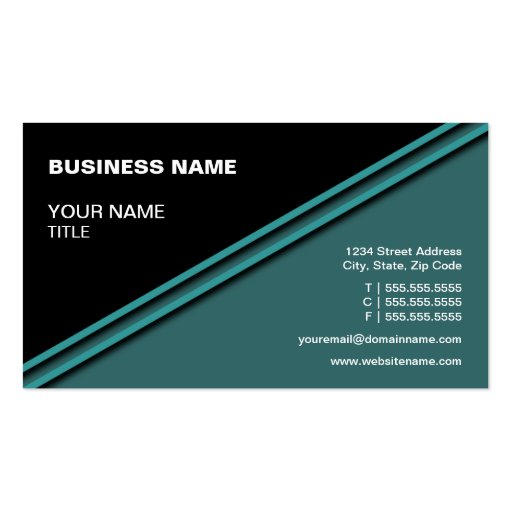 Professional / Attorney Business Cards (front side)