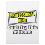 Professional Aunt...Don't Try This At Home Letterhead