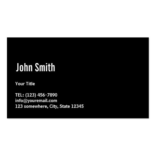 Professional Auto Detailing Business Card (back side)